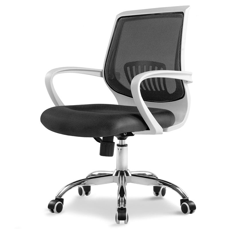 Computer Chair Office Chair Sub Training Chair Conference Chair Lift Swivel Chair Staff Chair Mesh Fabric Fixed Armrest Seat-Taobao