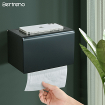 Toilet paper towel box wall-mounted toilet paper roll holder washroom Home Multi-functional cramps waterproof and free of punch