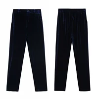 Поддержка того же цвета сингл [штаны] [маленькие брюки ноги]