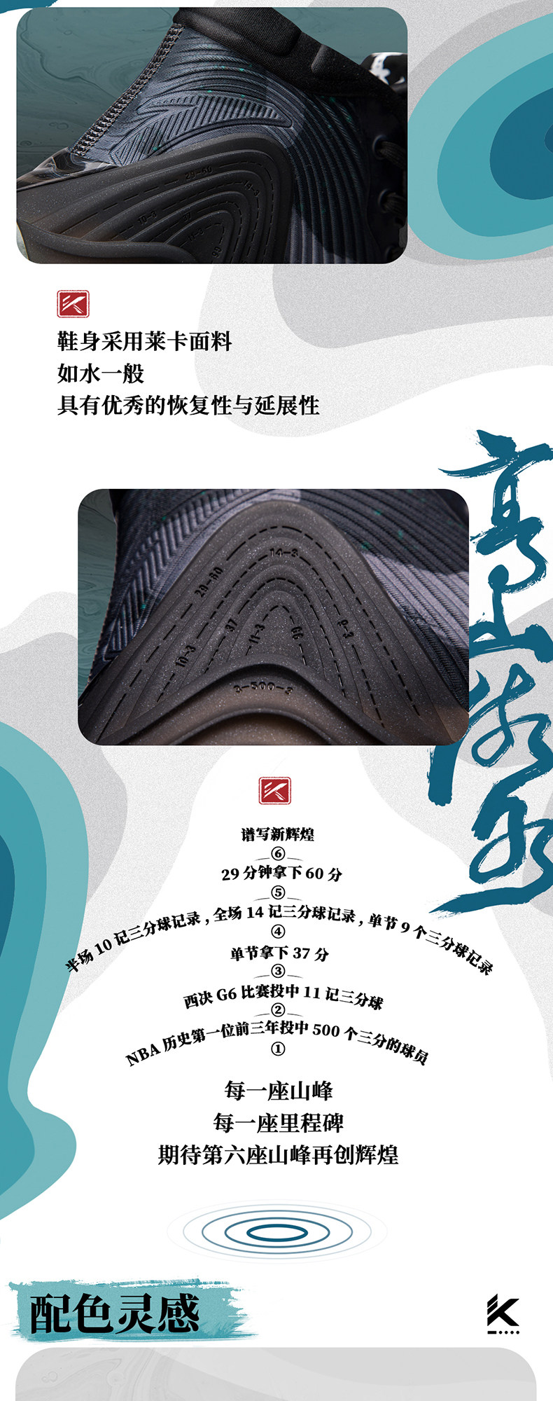 小神价 顶级配置篮球鞋 安踏 kt6 汤普森篮球鞋 图6