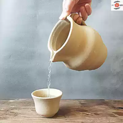 Yunnan cooked tea clay clay pots Chinese tea cups roasted tea cans thickened household coarse pottery small nostalgic portable tea re