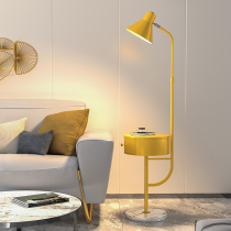 Simple modern living room shelf Drawer Sofa Coffee table Floor lamp Bedroom bedside Macaron floor lamp