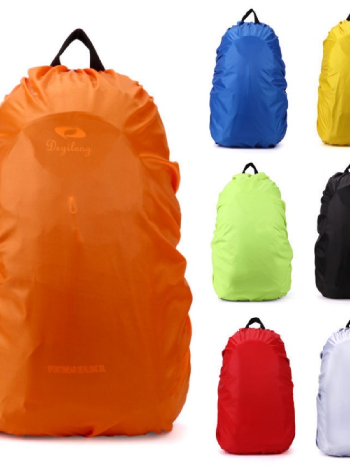 Outdoor Backpack Anti-Rain Cover Waterproof Backpack Cover Outdoor Climbing Bag bag Waterproof Rain Proof Hood Cute 35-80 litres-Taobao