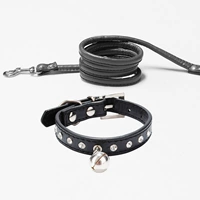 Черный колокольчик, полиуретановый чокер, 1.2м