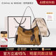 Official Website Small C&K official store Large-Capacity Suede Bag for Women 2026 New Shoulder Crossbody Bag Hobo Bag