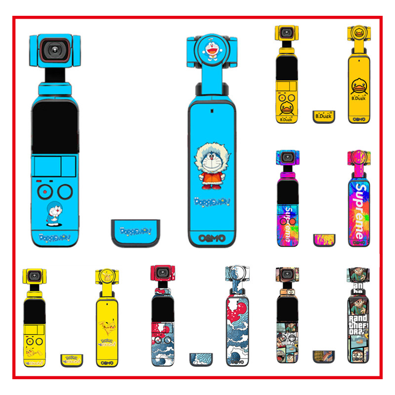 Suitable for Osmo pocket2 large territory pocket camera stickers Sticker DIY Customized Cling Film Protective Film