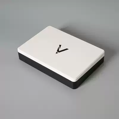 DAV stationery box Big V sketch pencil case large capacity storage box geometric slash middle school student pen bag art student pen bag painting tool pen box face value art student design