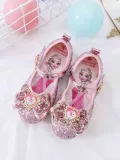 Детские туфли, модная обувь для девочек для принцессы на липучке