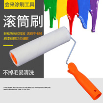  Factory direct sales wool roller brush 9 inch paint uniform suction material does not shed hair complete specifications custom paint brush