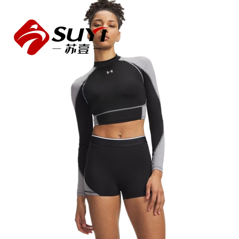 Under Armour Ua 26 Spring Women's Heatgear ® Elite Short Half-High Collar Tight-Fitting Long-Sleeve -6014711 Under Armour Ua 26 Spring Women's Heatgear ® Elite Short Half-High Collar Tight-Fitting Long-Sleeve -6014711