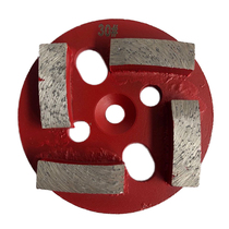 Green pine floor renovation grinding block cement floor grinding diamond grinding piece concrete epoxy metal grinding block