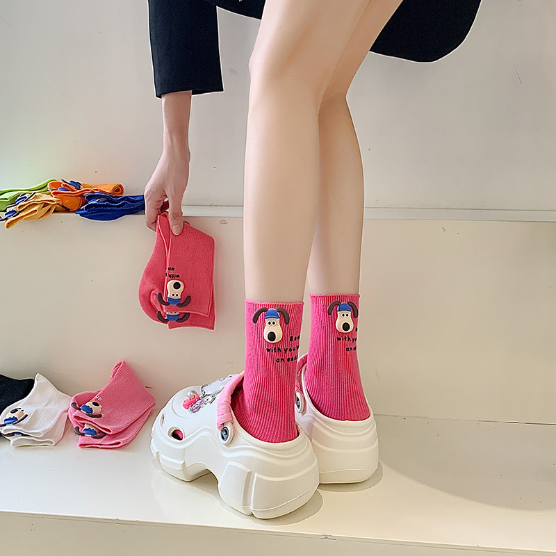 Puppy Love! Adorable Mid-Calf Slouch Socks for Autumn Style - Product image 7