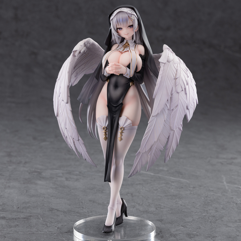Kawa Design 1/6 Angel Nun Saint Feather Figure Church Scene Figure Kawa Design 1/6 Angel Nun Saint Feather Figure Church Scene Figure