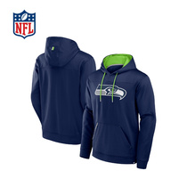 Seattle Seahawks Defender Dotted Primary Color Fleece Hoodie - Mens