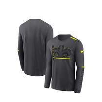 New Orleans Saints Nike VOLT Long Sleeve Dri-FIT T-Shirt - Mens