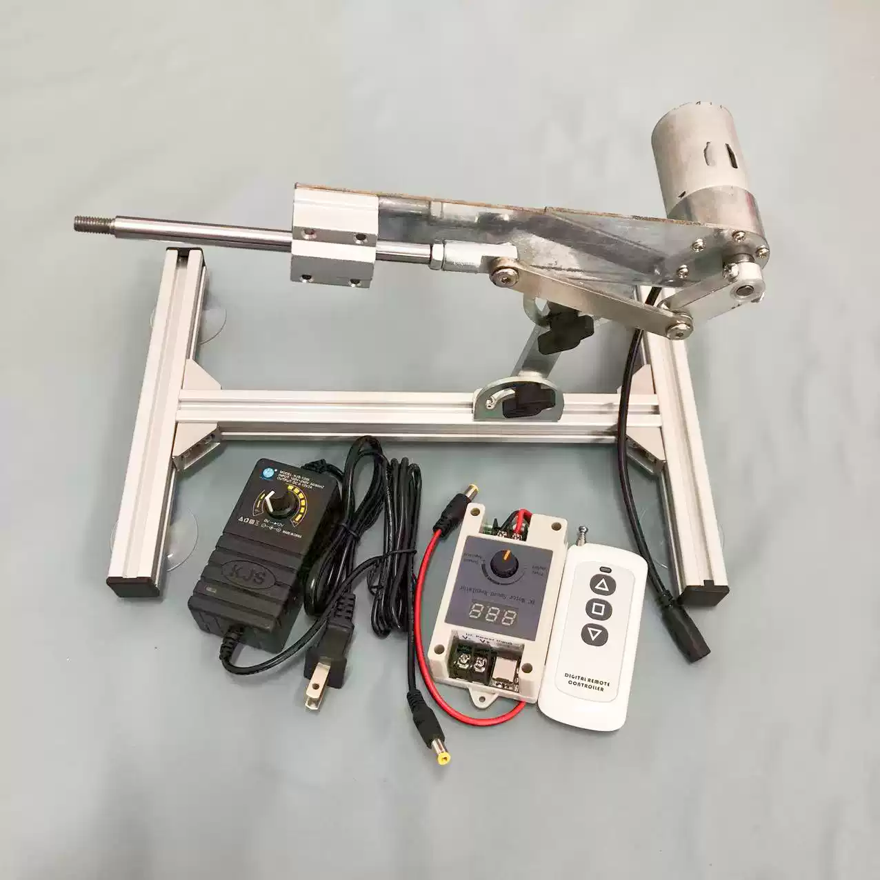 定制DIY炮机往复伸缩电机全自动抽插运动机构带可调底座吸盘