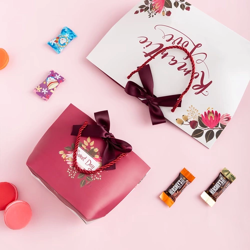 婚礼纪 Коробка для конфеты для конфеты старшая конфеты в европейском стиле брак 2020 Новый Douyin Handicap Creative Light Luxury