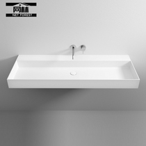 Net forest integrated artificial stone hanging wall type small family type home intelligent washbasin bathroom washbasin customized