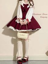 New year shirt dress lolita theme lolita maid dress Ben year cross New Year party sexy dress