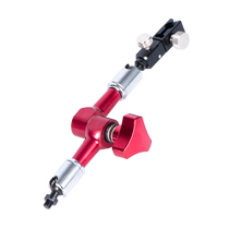 Universal magnetic base connecting rod lever dial indicator support meter stand dial indicator meter seat universal fine-tuning meter rod connecting rod