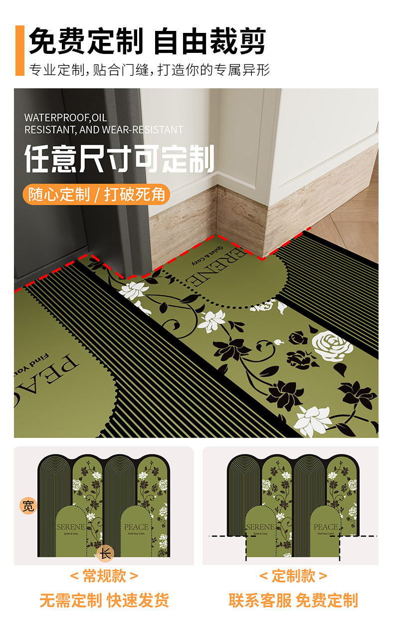 2026 New Model Entryway Doormat, Medieval Style Leather Entrance Mat, Non-Slip, Dirt-Resistant, Customizable, Wholesale Entryway Carpet