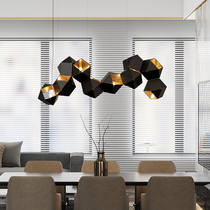 Nordic personality restaurant bar chandelier creative designer model room front desk lamp simple modern home dining table lamp