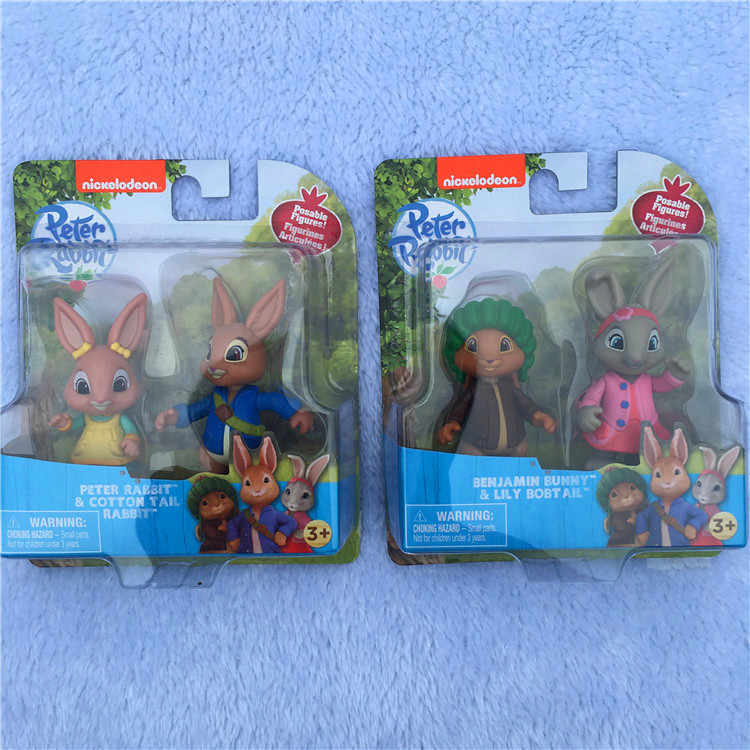 European and American Peter Rabbit cotton ball tail Lily Benjamin plastic joint paparazzi model telling the story to be a family wine