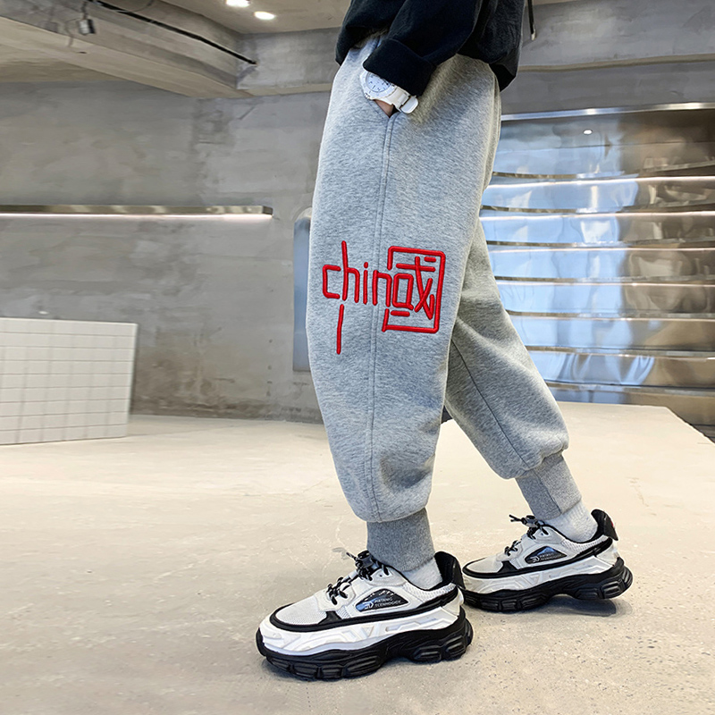 Children's suits boys' pants spring and autumn 2022 new spring sweatpants