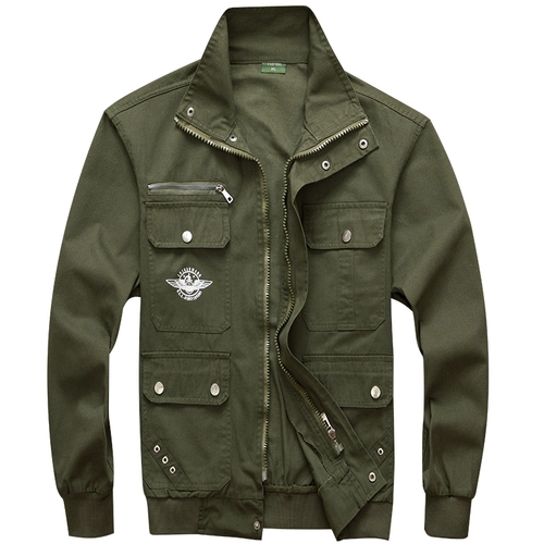 Осенняя мужская хлопковая износостойкая куртка для работы, защита от ожогов