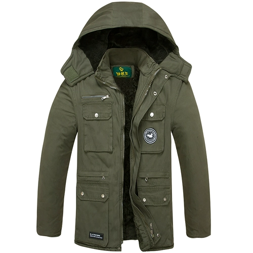 Зимняя куртка для работы, флисовый камуфляжный пуховик, рабочая одежда, увеличенная толщина, защита от ожогов