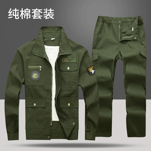 Осенний хлопковый износостойкий комбинезон, камуфляжная униформа, защита от ожогов, делается под заказ