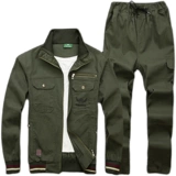 Осенний хлопковый эластичный износостойкий камуфляжный комбинезон, увеличенная толщина, защита от ожогов, делается под заказ