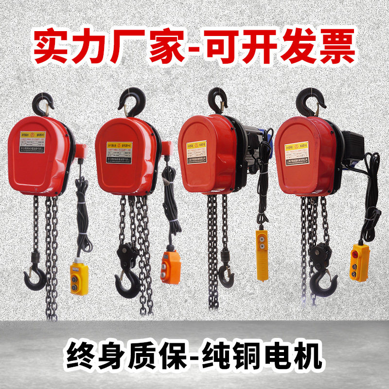 DHS ring chain electric hoist mold lathe crane reverse chain hoist slow electric reverse chain explosion-proof hoist 1 ton