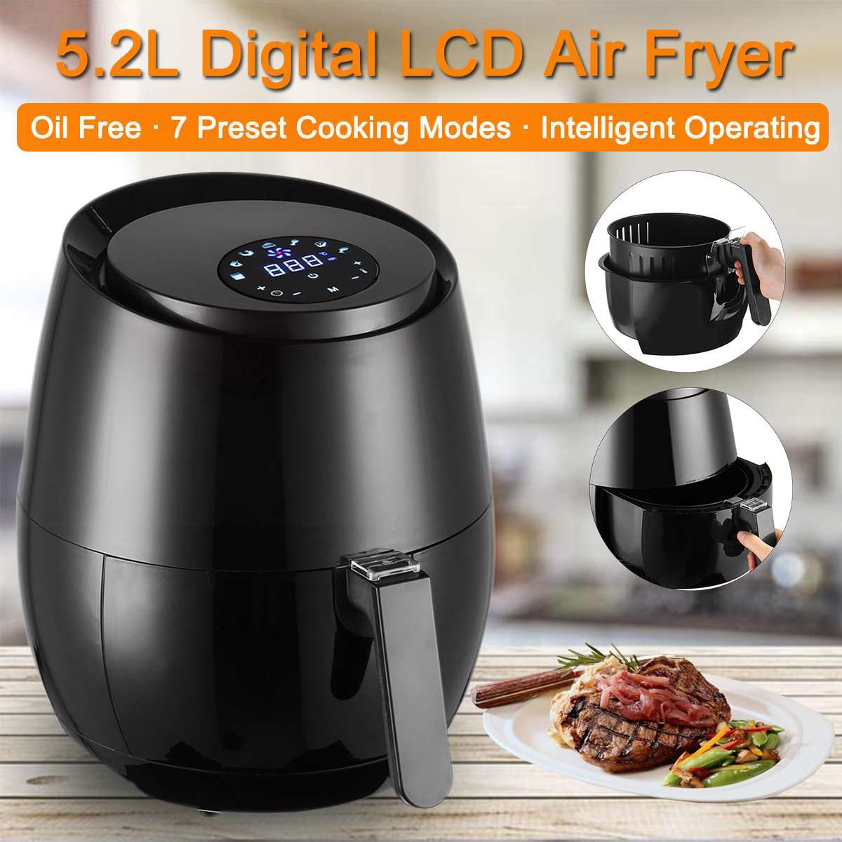 1400W 5 2L Multifunction Air Fryer Air Fryer Health Fryer