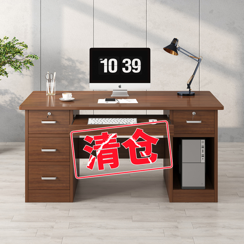 Desktop Computer Desk, Home Study Desk, Bedroom Office Desk and Chair Set, Simple Modern Office Desk, Work Station