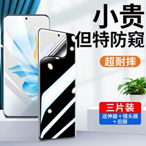Suitable for Honor 100pro mobile phone film Huawei Honor 100 tempered hydrogel film honor anti-peep film new curved screen