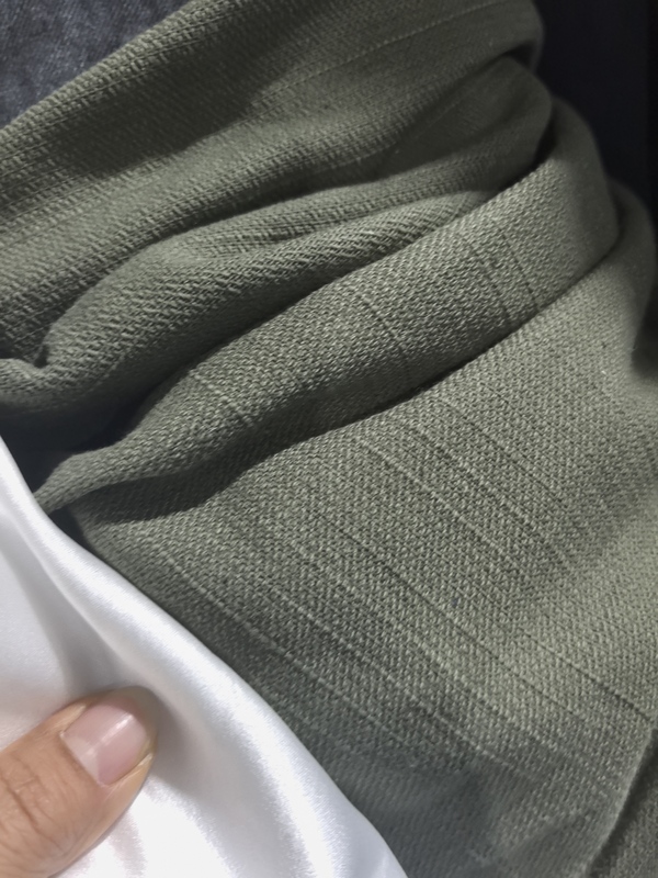 2m X 1.4m Sand-Washed Double Yarn Linen Slub Yarn, 6 Strands, Weight 450 Grams 1.0m # 718