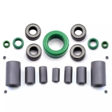 Полый магнитный шарик из феррита, экранирующий от помех магнитное кольцо, пропускает высокочастотную катушку с сердечником размагничивания, круглый фильтр с магнитным шариком с сердечником