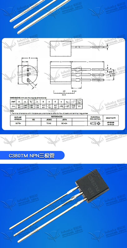 Transitor cắm S9014 S9011 BC327 HT7325 Transistor công suất thấp NPN TO-92