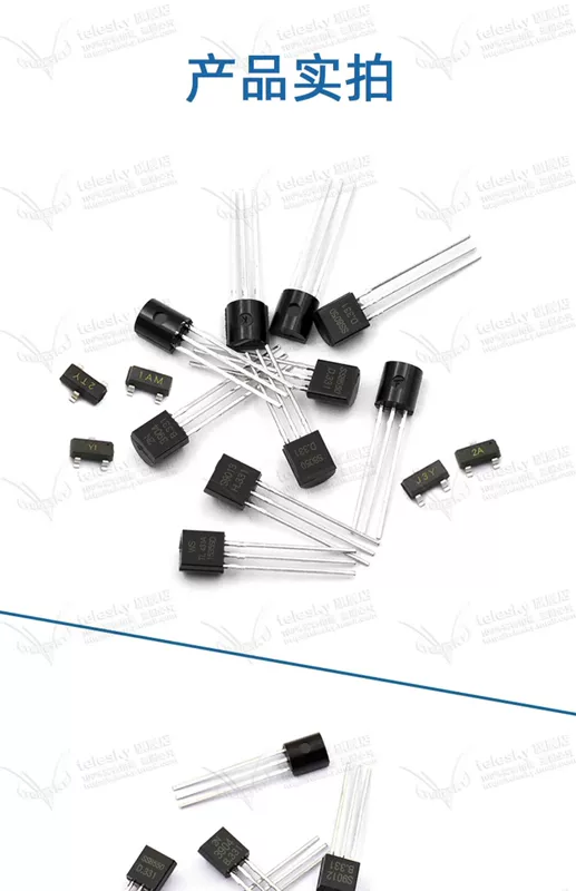 Transistor S8550 SS8050 9013 9014 tl431 ba cấp 78l05 bản vá bóng bán dẫn điện pnp