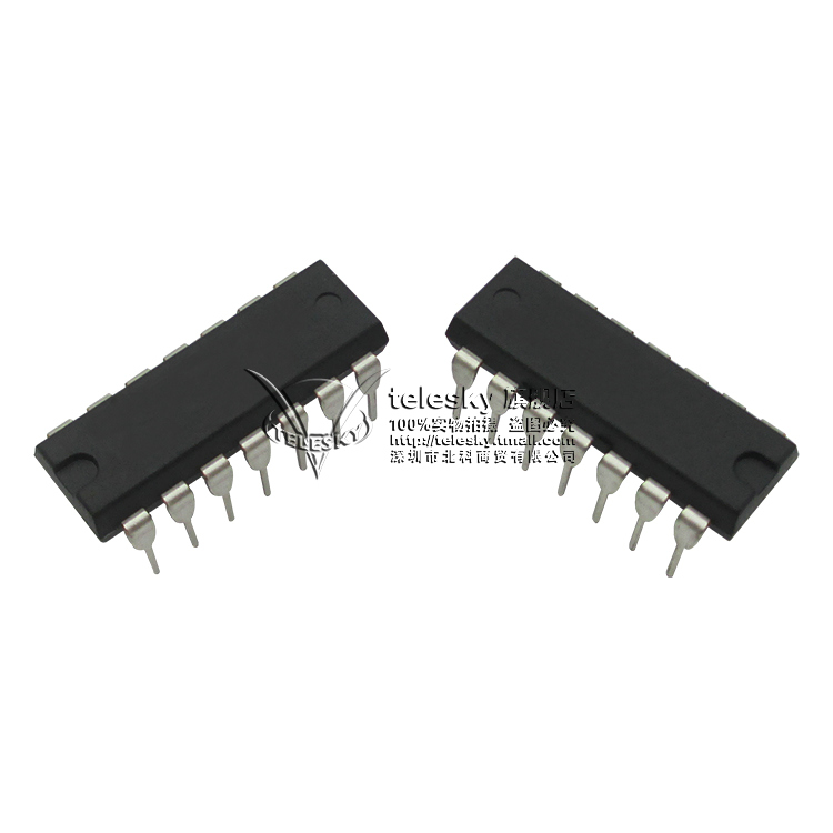 (TELESKY) SN74HC02N 74HC02N DIP14 Integrated Circuit IC Chip (2)