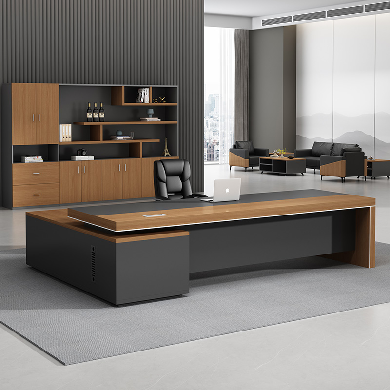 Desk Boss Desk Office Furniture President Big Bandae Brief Modern Manager Desk-Taobao