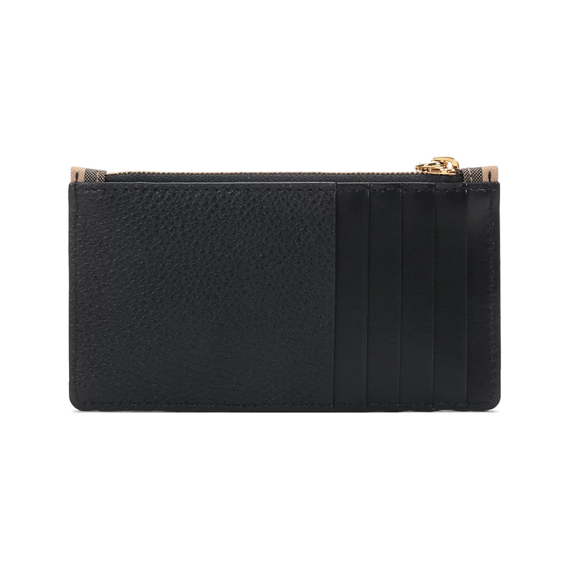 [Direct operating] Burberry Berboli women's fabric with pickup card bag clip purse 80356231