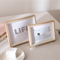 L ten inch photo frame pendulum table delicate Nordic wind modern light luxury 5 inch 6 inch 7 inch 8 inch hanging wall photo Like a frame swing