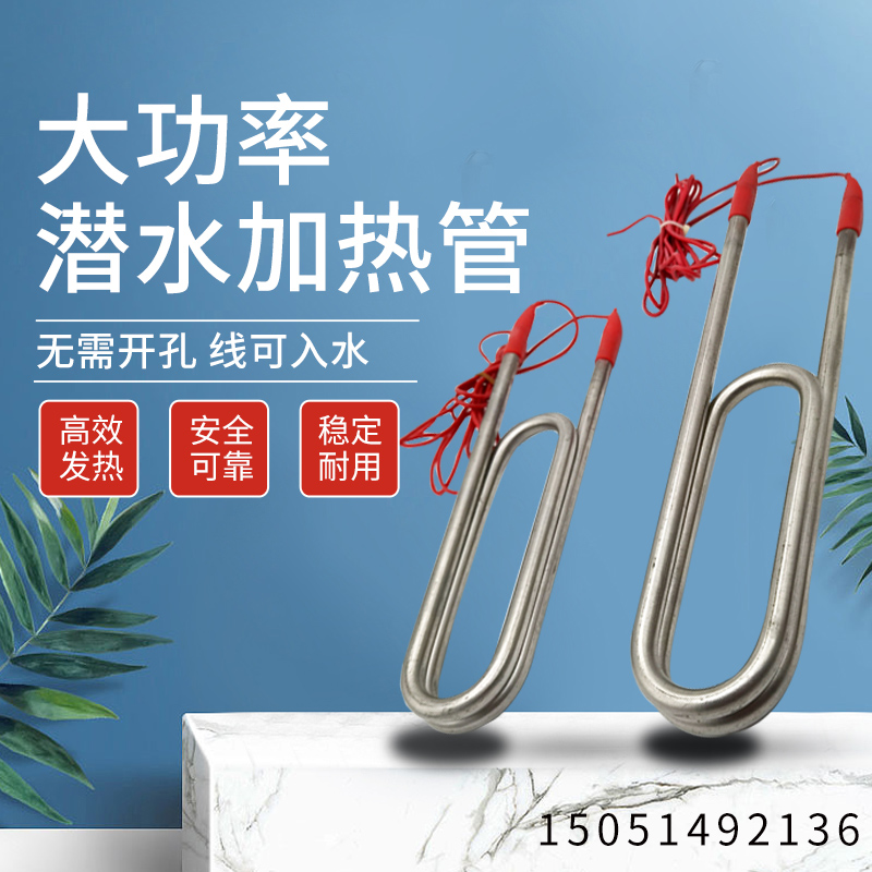 Industrial High Power Pool Swimming Pool Input Style Diving Heating Pipe Rod Sink Water Tank Diving Electric Heater