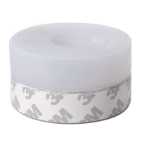 Shower room glass door seal strip toilet shower room door water retaining strip shop glass door sound insulation strip office