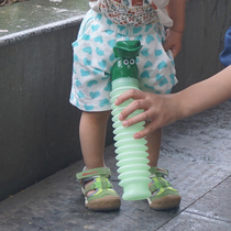 Childrens urinal folding portable car urinal baby female male baby urine bucket child chamber pot baby home