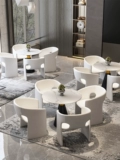 Прием переговоров о переговорах и дизайнере дизайнера дизайнера Light Luxury Leisure Office Стулья Creative Net Rod Rockburg Столовое кресло