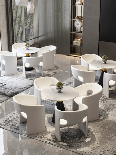 Прием переговоров о переговорах и дизайнере дизайнера дизайнера Light Luxury Leisure Office Стулья Creative Net Rod Rockburg Столовое кресло