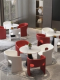 Прием переговоров о переговорах и дизайнере дизайнера дизайнера Light Luxury Leisure Office Стулья Creative Net Rod Rockburg Столовое кресло